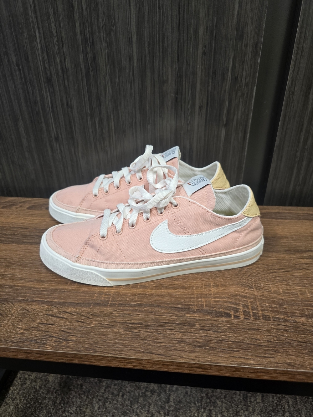 Nike Court Legacy Canvas Sun Club Pink White Sneakers Women's Size 8 CZ0294-800